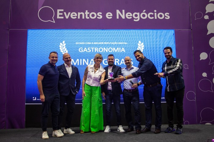 Minas Gerais recebe o Prêmio Excelência Turística Destino Digital na categoria gastronomia