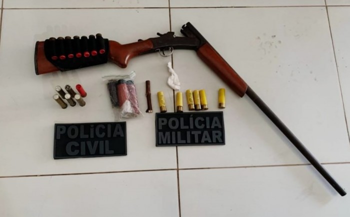 No Marajó, suspeito de porte ilegal de arma de fogo é preso