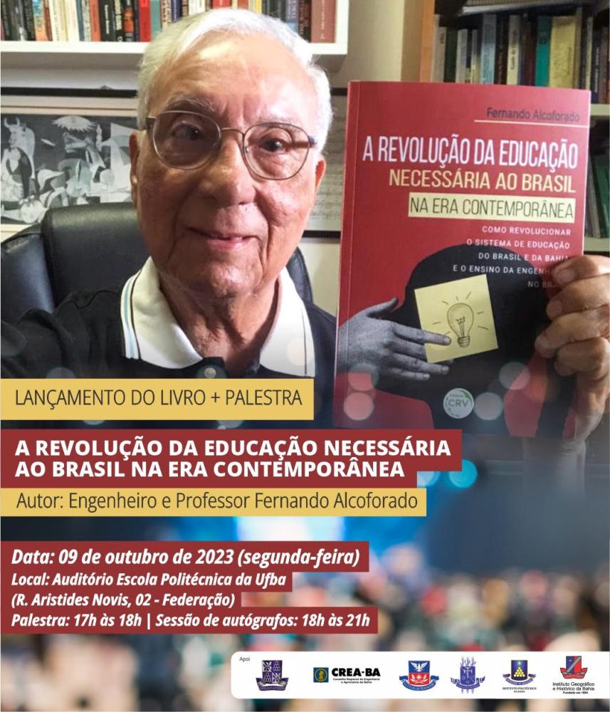 CREA APOIA E CONVIDA PARA O LANÇAMENTO DO LIVRO 