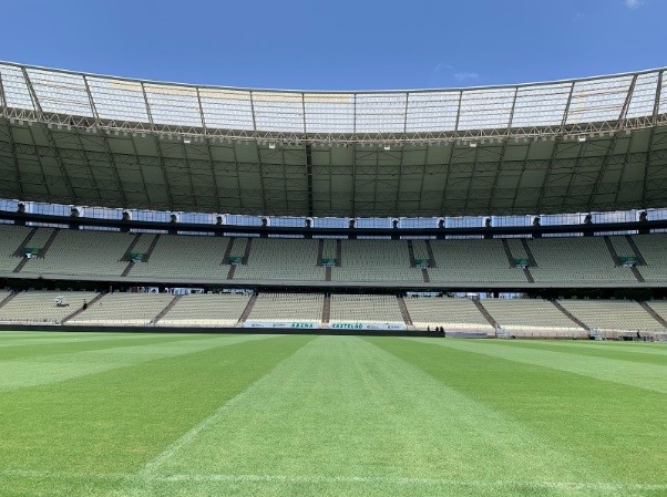 Com modernização de sistema em andamento, Arena Castelão terá iluminação híbrida nas próximas partidas