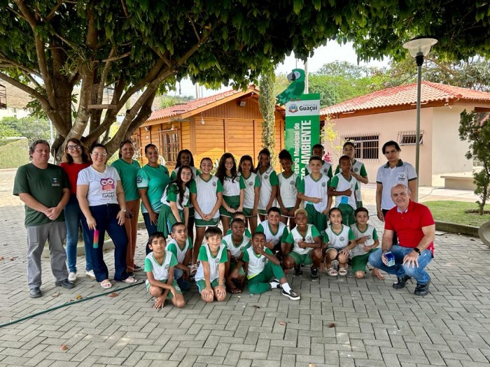 SECRETARIA DE MEIO AMBIENTE RECEBE ALUNOS DE SÃO JOSÉ DO CALÇADO EM TRABALHO DE EDUCAÇÃO AMBIENTAL