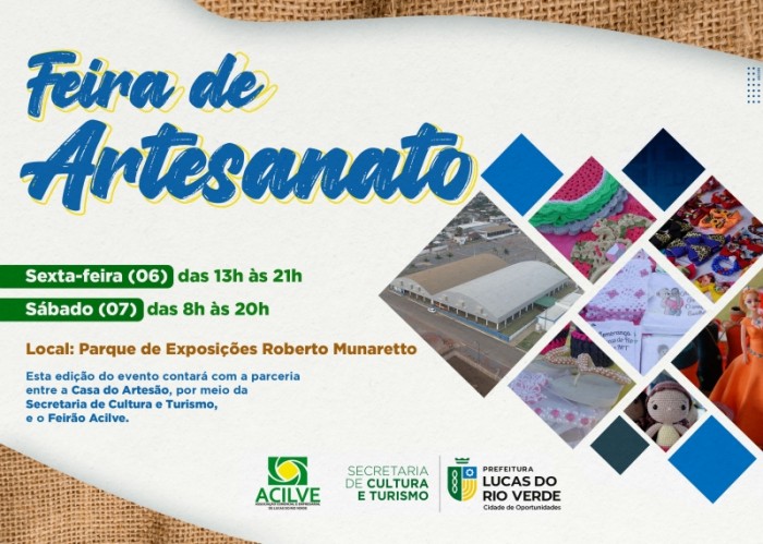 Casa do Artesão participará da 30ª edição do Feirão da Acilve