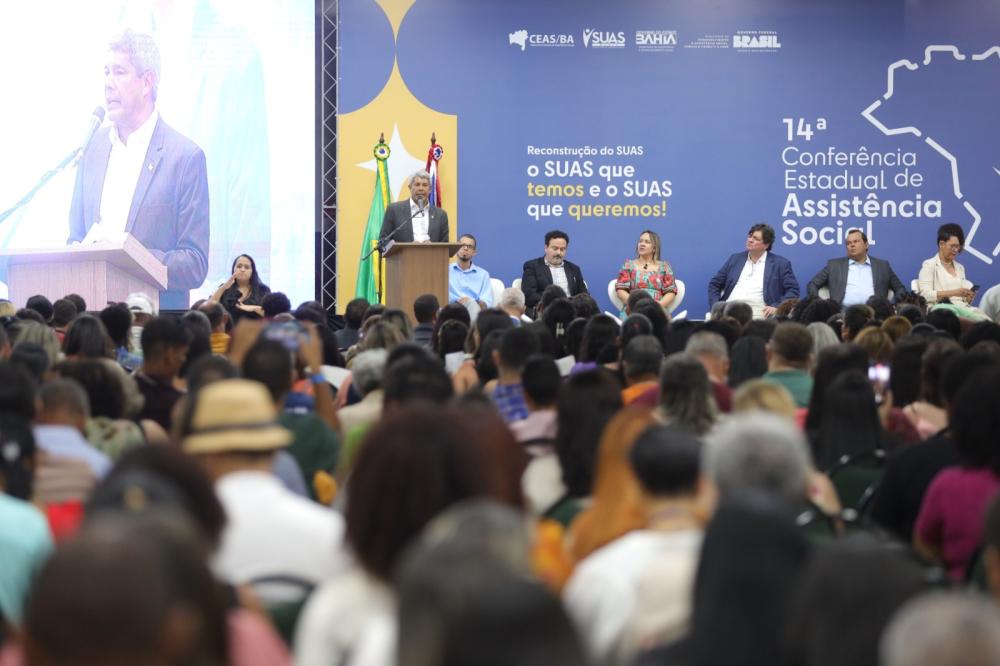 “Representa um pacto pela paz”, diz Jerônimo Rodrigues sobre Conferência Estadual de Assistência Social, iniciada na terça (3), em Salvador.