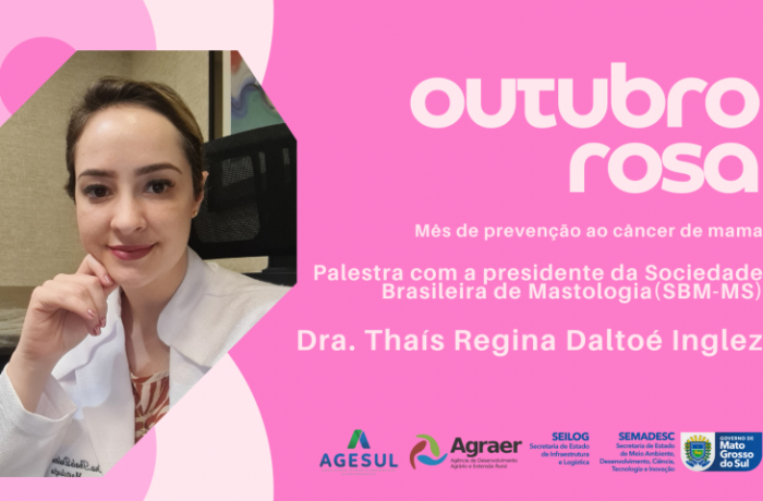 Outubro Rosa: Seilog e Agesul ampliam discussões sobre o câncer de mama
