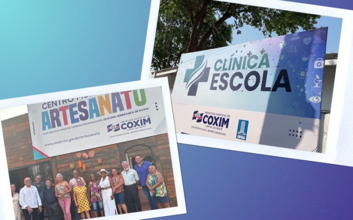 Prefeitura de Coxim inaugura Clínica Escola e Centro de Artesanato