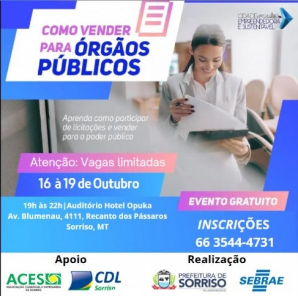 Curso gratuito ensina empresários a participarem de licitações