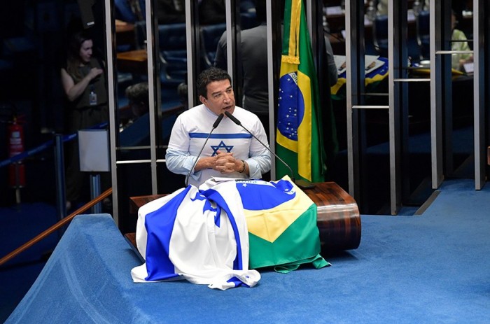 Magno Malta critica apoio do MST ao Hamas e expressa solidariedade ao povo judeu