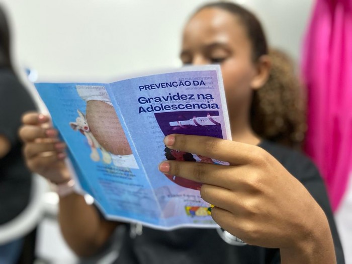 Semed/SMS: Prevenção da gravidez na adolescência é abordada pelo Programa Saúde na Escola