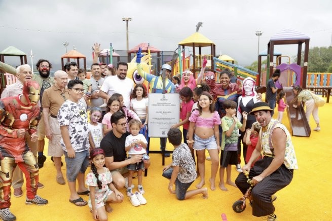 Reabertura de Parquinho Infantil marca Dia das Crianças em São Sebastião