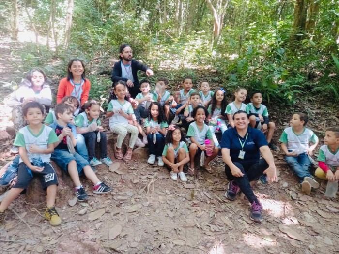 Infância no Parque: crianças participam de projeto de educação ambiental do CVTec Barbalha