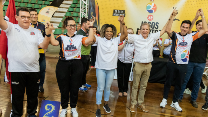 Final do vôlei marca cerimônia de encerramento dos Jogos Abertos