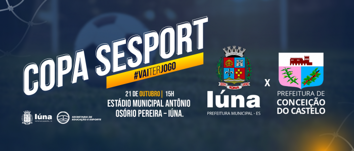 Estádio Municipal sediará jogo da Copa Sesport no próximo sábado (21)