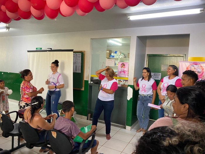 Outubro Rosa: Prevenção do câncer de mama é tema de palestras e dinâmicas na UBS Edivan Xavier
