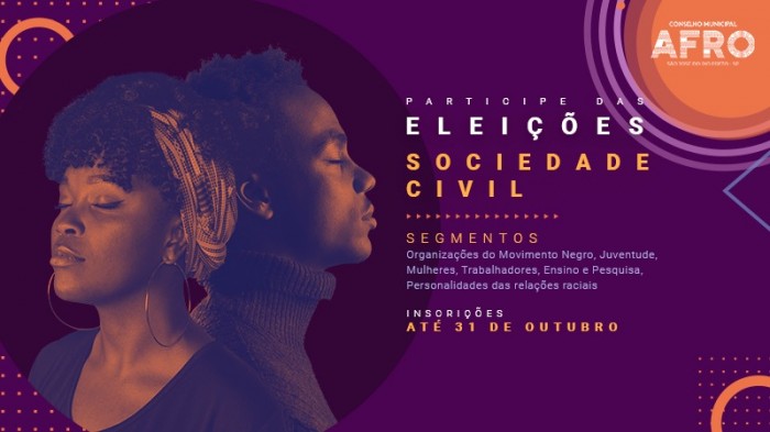 Conselho Afro Municipal fará eleição em novembro